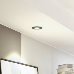 Arcchio LED downlight Jyra, black, 3,000K
