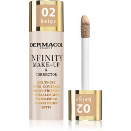 Dermacol Infinity Full Coverage Foundation SPF 15 shade 02 Beige 20 g