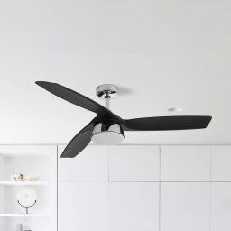 Beacon Lighting Beacon LED ceiling fan Bronx DC motor quiet 132 cm CCT