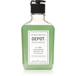 DEPOT 400 SHAVE SPECIFICS NO. 406 TRANSPARENT SHAVING GEL .brushless. Shaving Gel brushless 100 ml