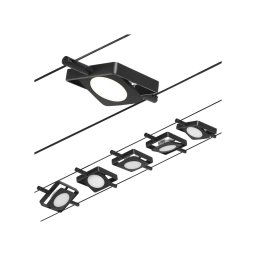 Paulmann Wire MacLED LED cable system 5-bulb black
