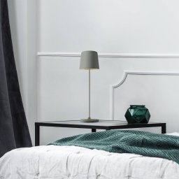 Brilliant Kaami LED table lamp, dimmable, matt grey