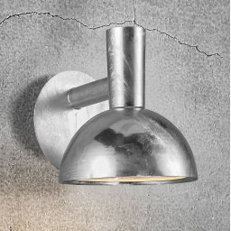 Nordlux Outdoor wall light ARKI chrome seawater resistant Ø 20 cm