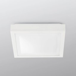 FARO BARCELONA Tola bathroom ceiling light, 27 x 27 cm, white