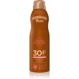 Hawaiian Tropic Glowing Protection Dry Oil Spray Dry Sunscreen Oil in Spray SPF 30 180 ml