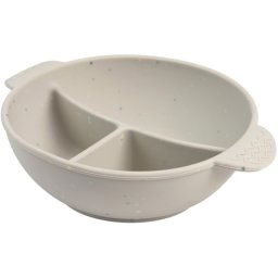 Canpol babies Dots silicone bowl with suction cup Grey 360 ml