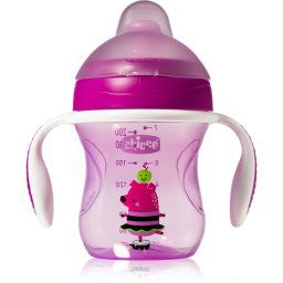 Chicco Training Cup Purple training cup with handles 6 m+ 200 ml