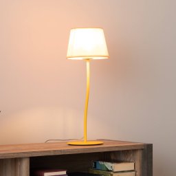 TK Lighting Nicola table lamp, yellow