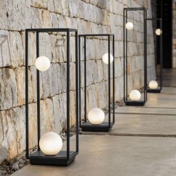 Karman Abachina LED floor lamp IP65 70cm black