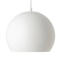 FRANDSEN Ball hanging light, Ø 25 cm, matt white