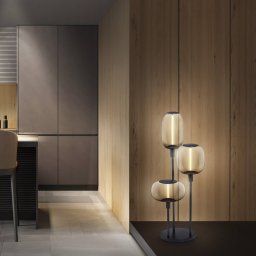 LEDVANCE Decor Stick 3-bulb floor lamp Height 78cm, dark grey