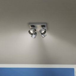 LEDVANCE LED downlight Jupiter, 3,000 K, 4-bulb, square