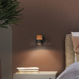LEDVANCE LED wall spotlight Cork, GU10, dimmable, black