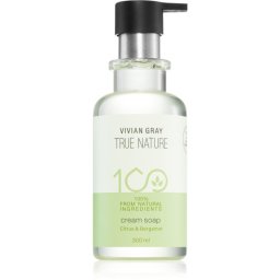 Vivian Gray True Nature Citrus & Bergamot Creamy Soap with a refreshing effect 300 ml