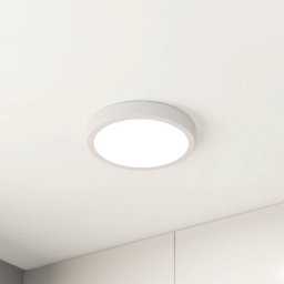 EGLO LED ceiling lamp Fueva 5 IP44 3000K white Ø21cm