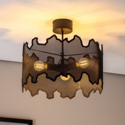 Luminex Wesley ceiling light with special lampshade