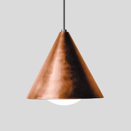 BEGA 31073K3 LED hanging light copper/opal glass
