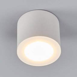 Helestra Oso LED ceiling spot, round, matt white