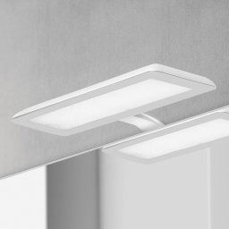 Ebir LED mirror light Nikita, white/steel grey