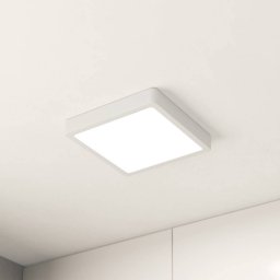 EGLO LED ceiling lamp Fueva 5 IP44 3000K white 21x21cm
