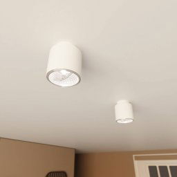 EMIBIG LIGHTING Nano ceiling light, white, 1-bulb, metal