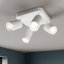 Nowodvorski Lighting Ceiling lamp Eye Spot 4-bulb square, white