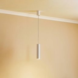 Nowodvorski Lighting Eye pendant light, lampshade height 25 cm, white