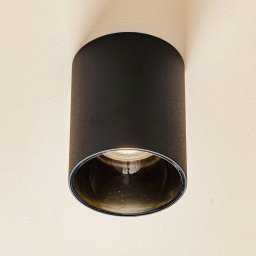 Nowodvorski Lighting Eye Tone ceiling spotlight in cylinder shape, black