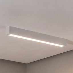 Nowodvorski Lighting Straight ceiling lamp, white, 62 cm