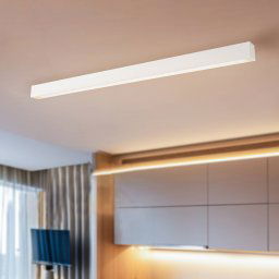 Nowodvorski Lighting Straight ceiling lamp, white, 122 cm
