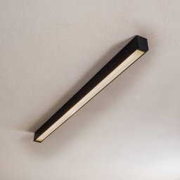 Nowodvorski Lighting Straight graphite ceiling lamp, 122 cm