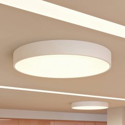 Arcchio LED ceiling lamp Noabelle, Ø 80 cm, white, metal