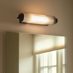 Nordlux Nimal Double wall light, IP44, metal, black