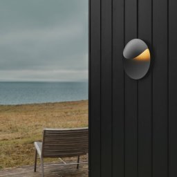 Nordlux Valopin Seaside LED outdoor wall light, black