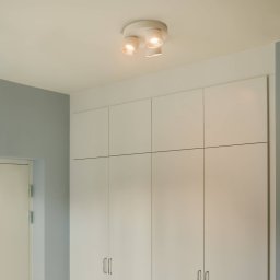 Nordlux Pitcher downlight, GU10, 3-bulb, round, metal, white