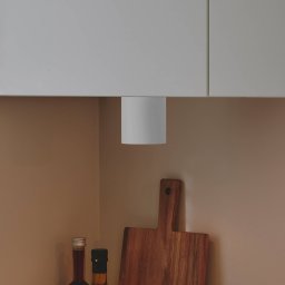 Nordlux Sabonis Surface downlight, GU10, aluminium, white