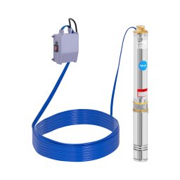 Submersible Pump - 95 mm / 3.75" - 3000 l/h - 550 W - 20 m cable - 85 m lift - stainless steel