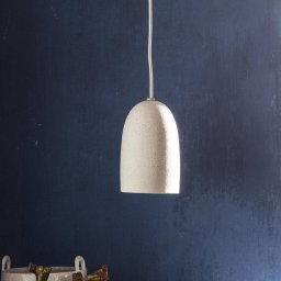 ferm LIVING Speckle pendant light, Ø 11.6 cm, ceramic, white