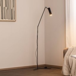 Nowodvorski Lighting Eye Super floor lamp with movable head, black