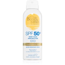 Bondi Sands SPF 50+ Fragrance Free Protective Sunscreen Spray SPF 50+ 160 g