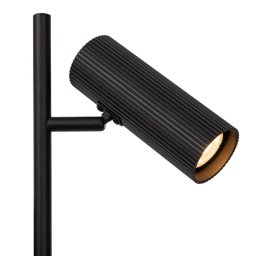 Lucide Clubs floor lamp, rotatable and pivotable, black