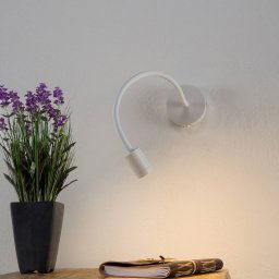 Ideallux Focus flexible LED wall light, white