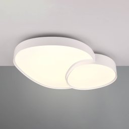 Trio Lighting LED ceiling light Rise, white, 77 x 63 cm, CCT, dimmable