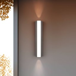 Trio Lighting LED outdoor wall light Marne, height 30 cm, up- and downlight
