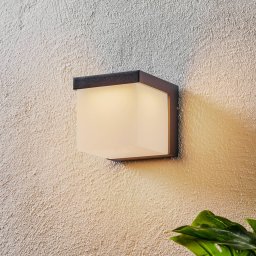 Trio Lighting Yangtze LED outdoor wall light, anthracite
