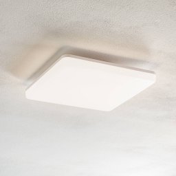 Heitronic LED sensor ceiling light Pronto, angular, 33x33cm