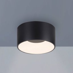 JUST LIGHT. GmbH JUST LIGHT. LED ceiling light Tanika black, Ø16cm, dimmable