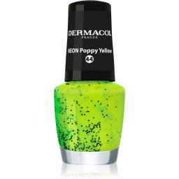 Dermacol Neon Neon Glow Nail Polish shade 44 Poppy Yellow 5 ml