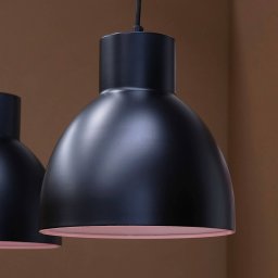 Dyberg Larsen Coast pendant light, Ø 30 cm, black