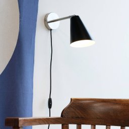 Dyberg Larsen Oswald wall light black/steel